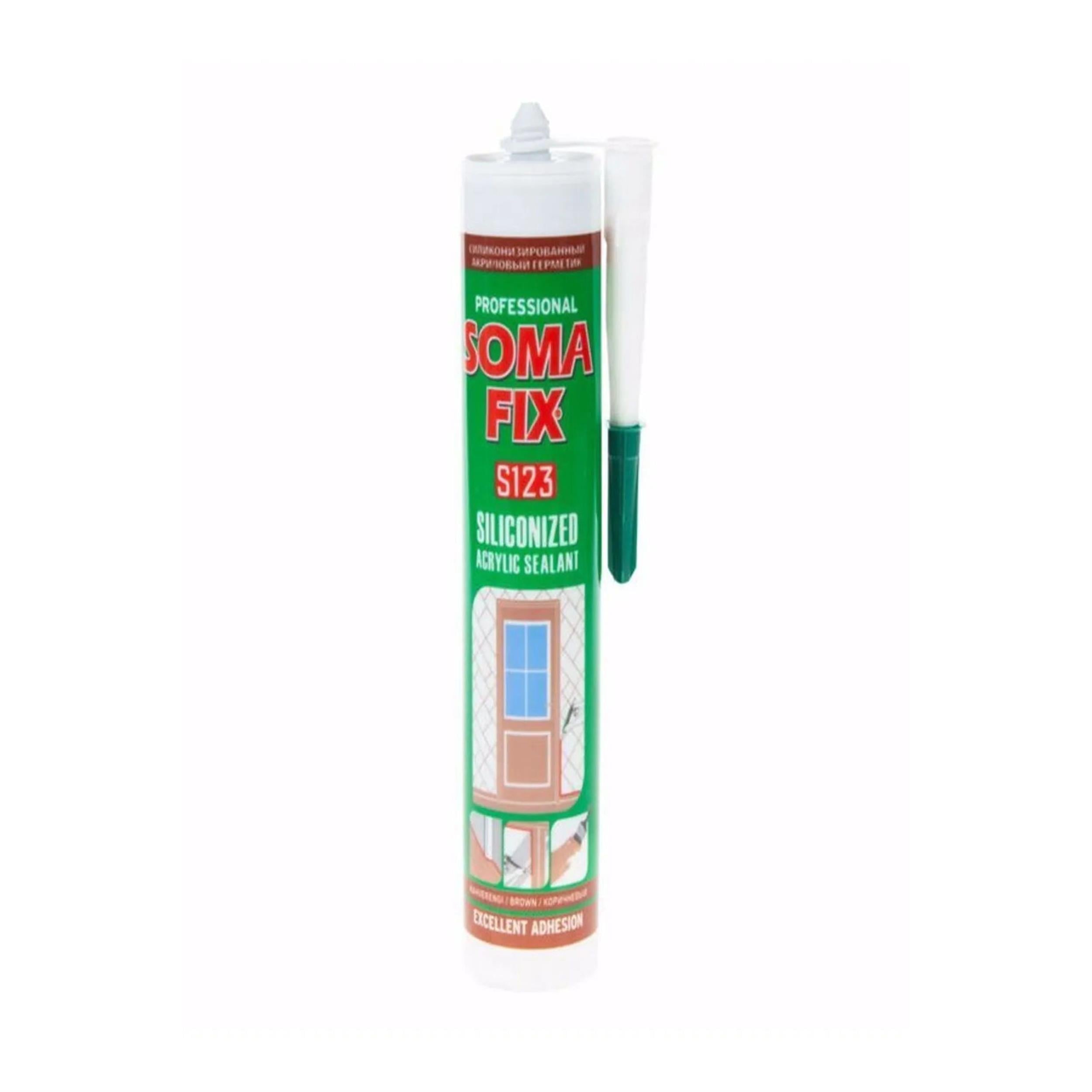 Somafix Kahverengi 500 gr / 310 ml Akrilik Mastik (SOMAFIX.S123)