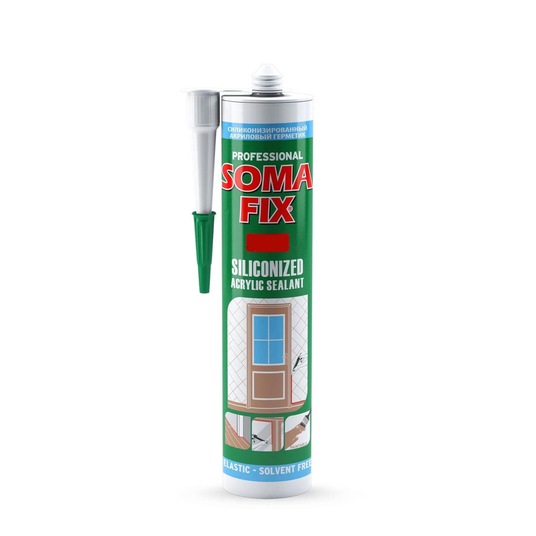 Somafix Gri 500 gr / 310 ml Akrilik Mastik (SOMAFIX.S124)