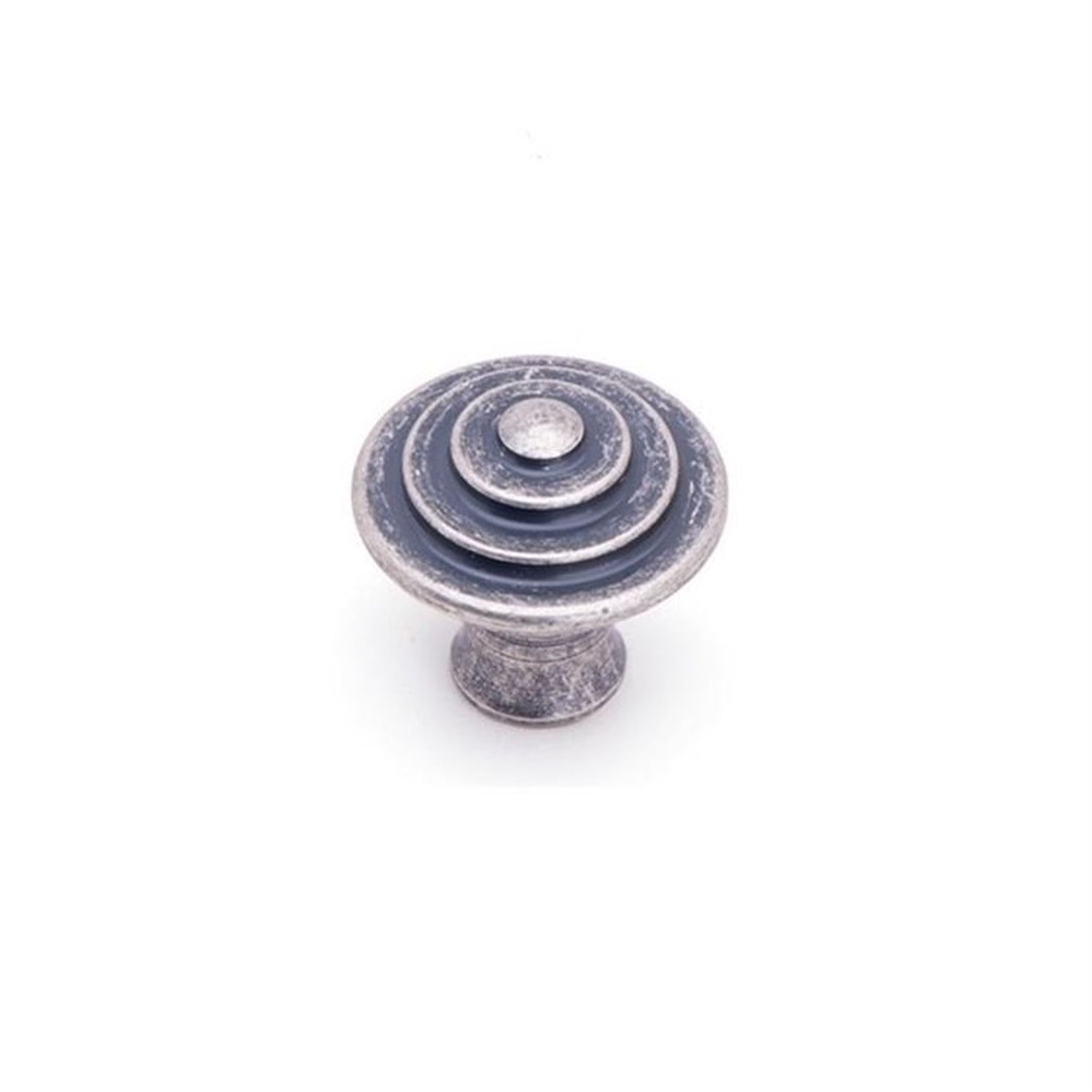 System Antik Gümüş 32 mm Düğme Mobilya Kulpu (SY1935 0032 OSM)