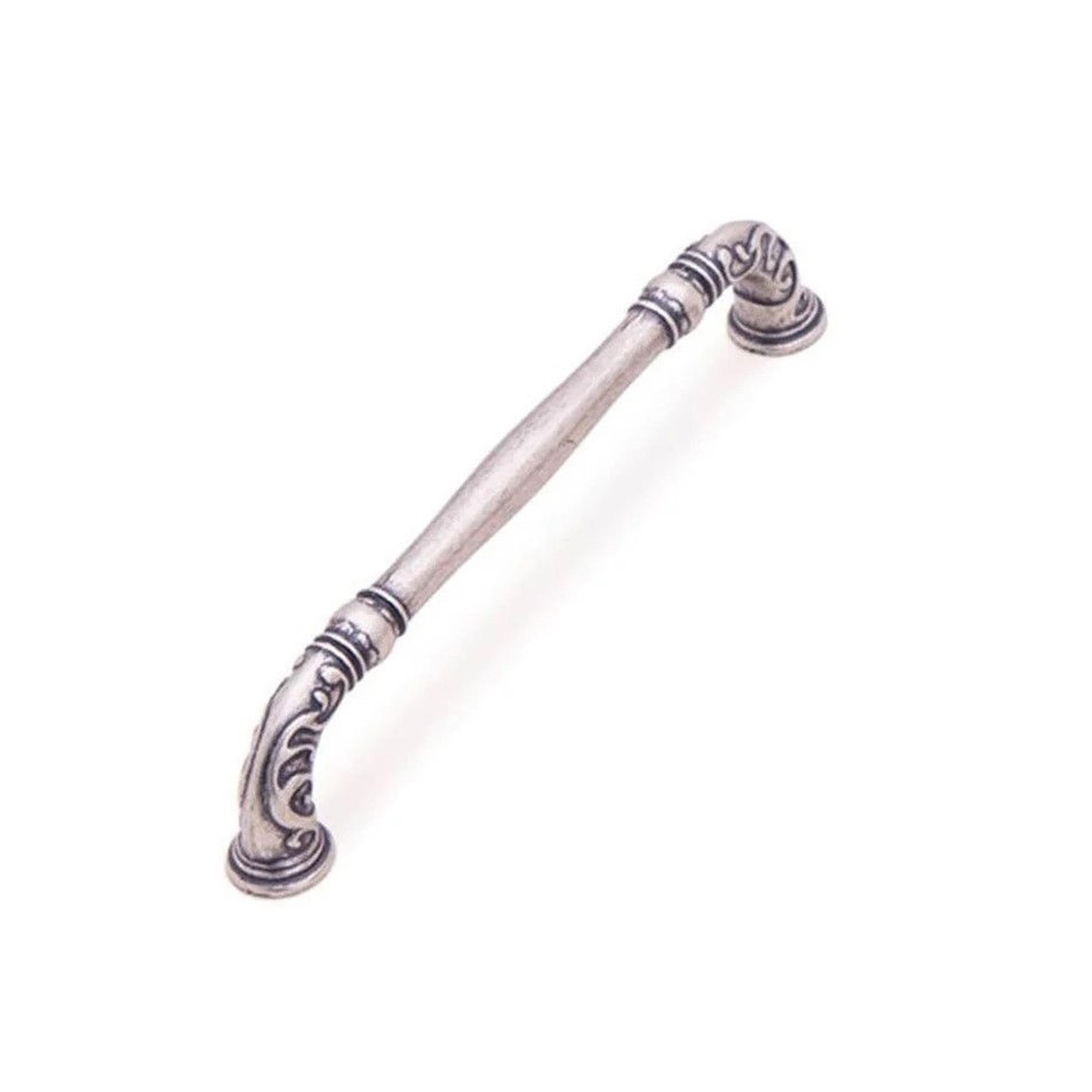 System Antik Gümüş 160 mm Çekme Mobilya Kulpu (SY4472 0160 OSM)