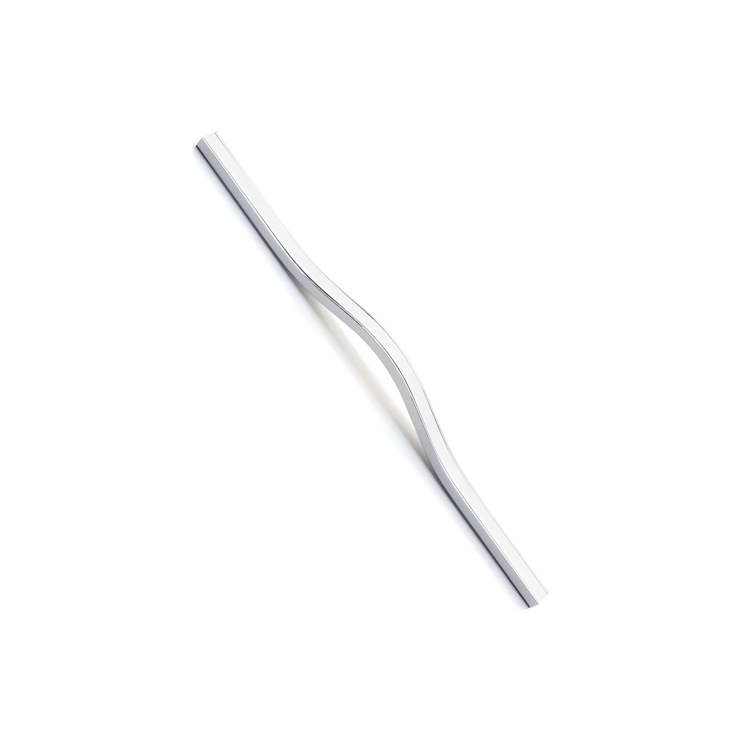 System Krom-Beyaz 224 mm Çekme Mobilya Kulpu (SY7615 0224 CR-AL7)