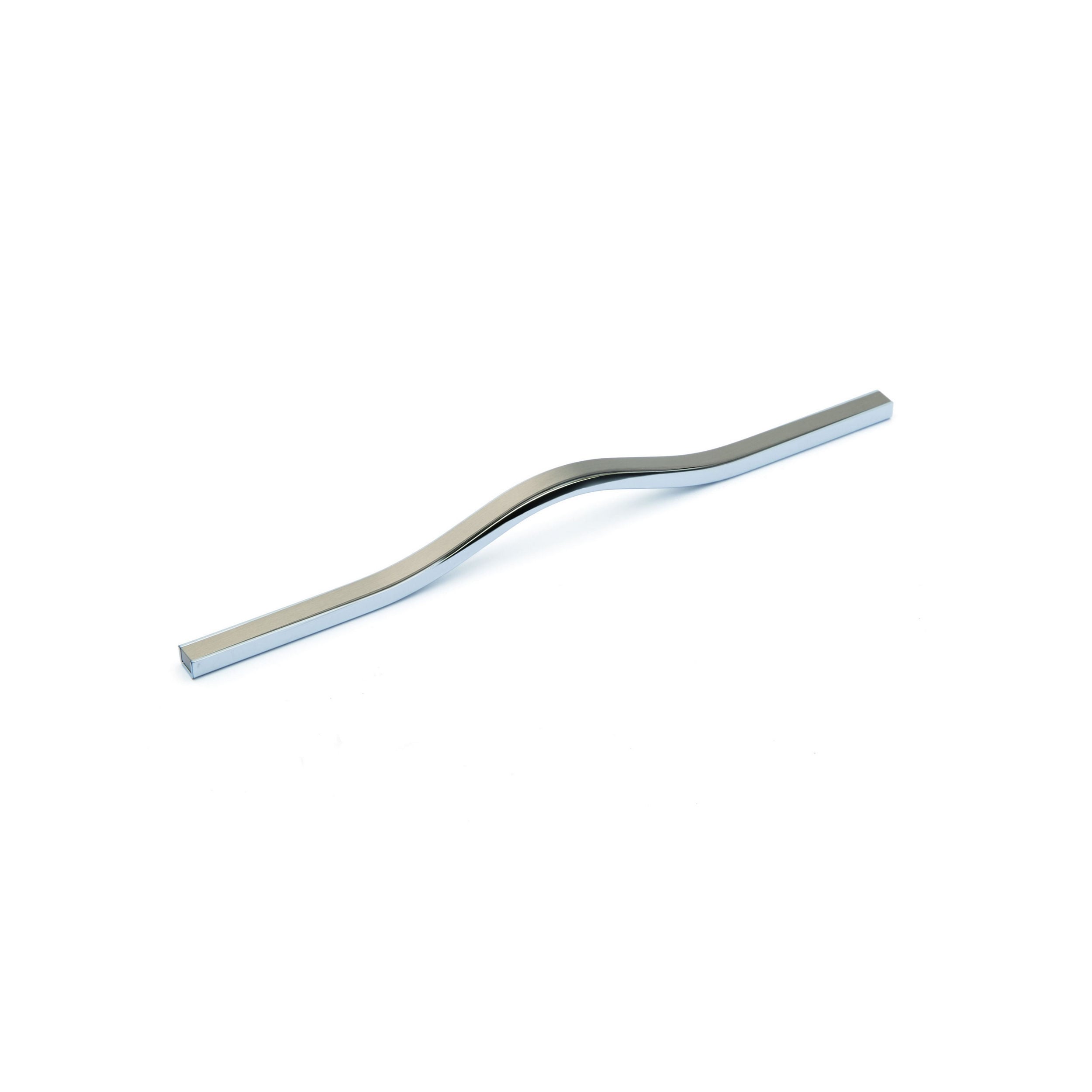 System Krom-Nikel Saten 224 mm Çekme Mobilya Kulpu (SY7615 0224 CR-NB)