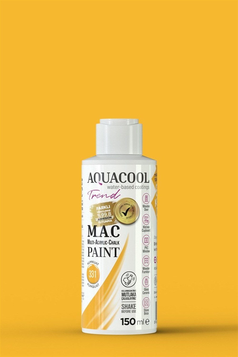 Aqua Cool Kumkuat 150 Ml. Trend Mac Hobi Boyası (T-0331/0,15)