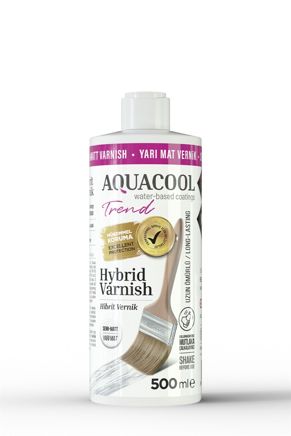 Aqua Cool Yarı Mat 500 Ml. Trend Hibrit Vernik (T-1214/0,50)