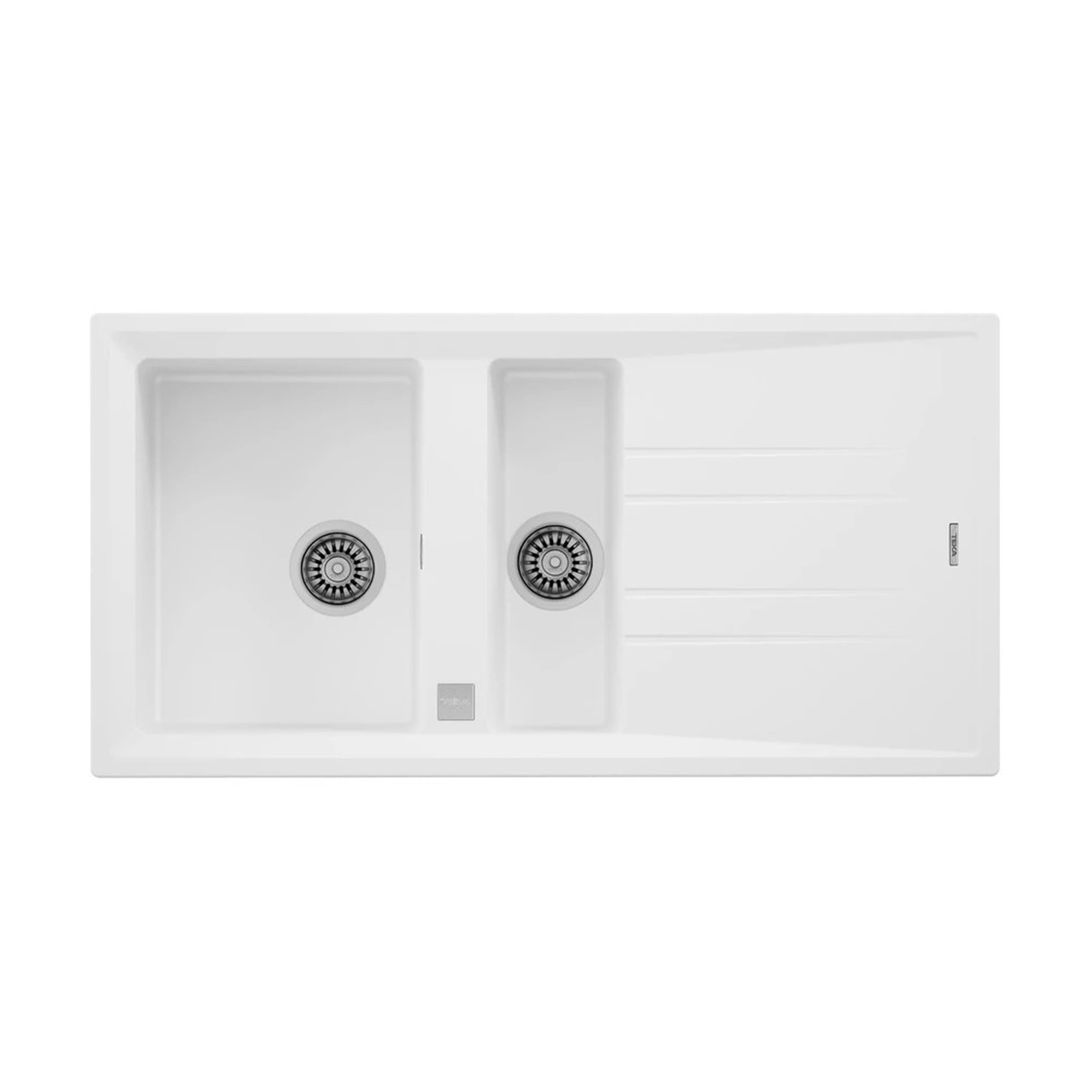TEKA Beyaz Stone 60 B-TG 1,5 Gözlü Granit Eviye (TEKA.115360012)