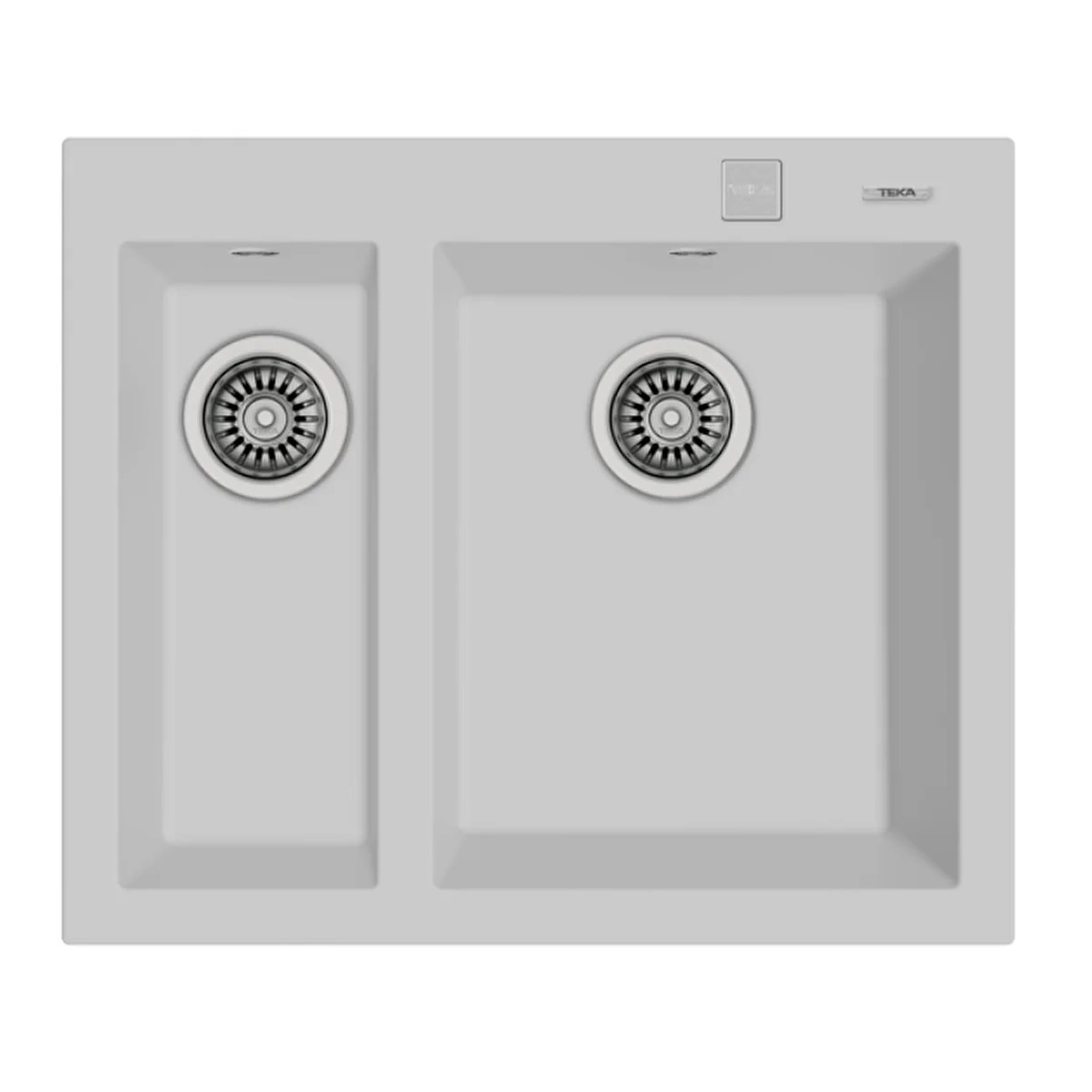 TEKA Beyaz Forsquare 590 TG 1,5 Gözlü Damlalıksız Granit Eviye (TEKA.115260023)