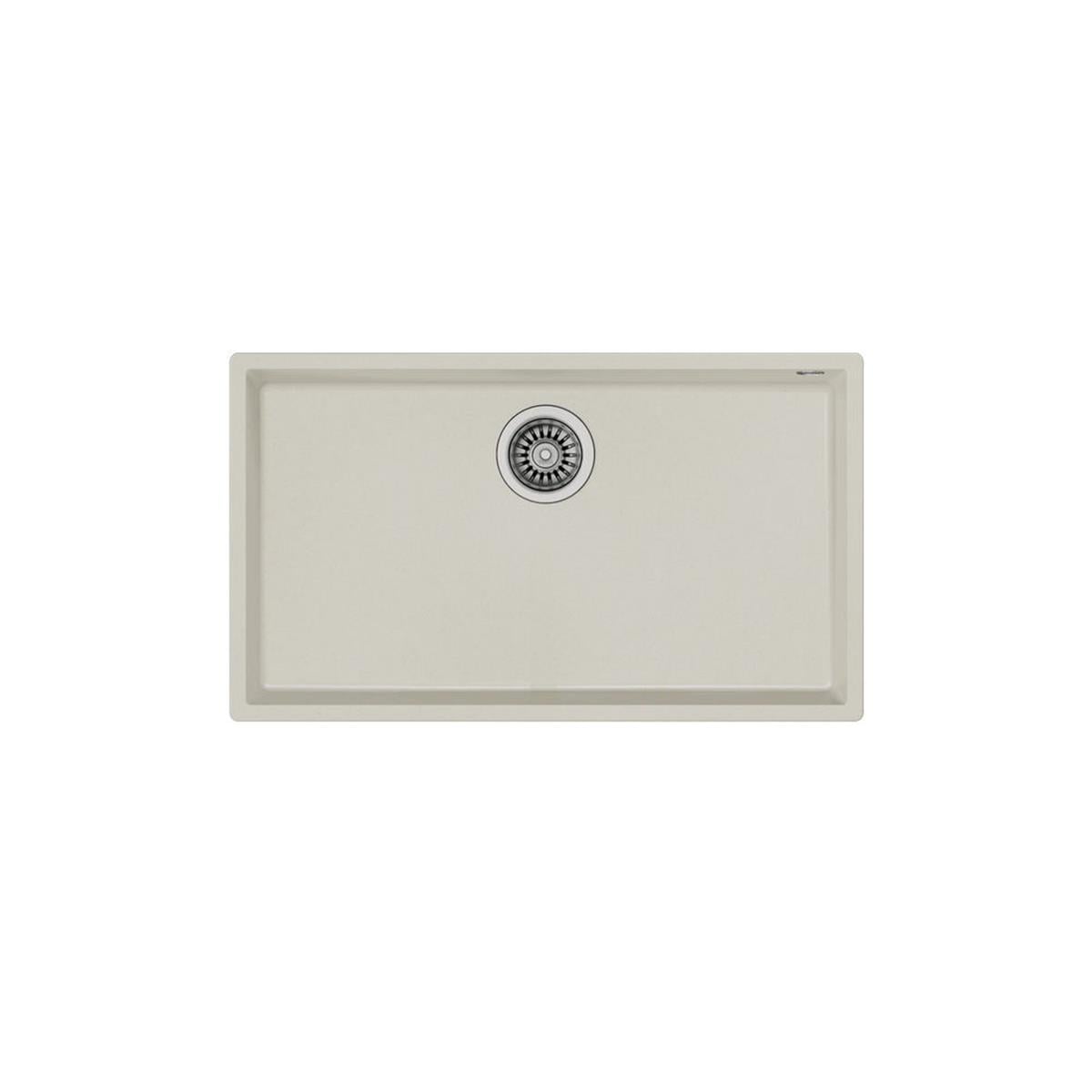TEKA Parlak Krem 72x40 cm Square TG Tezgah Altı Granit Eviye (TEKA.115230018)