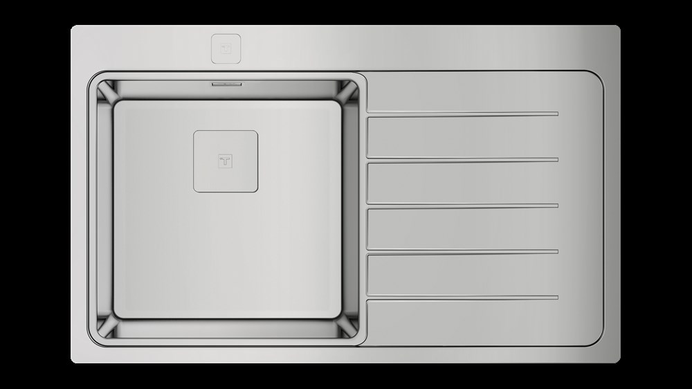 TEKA Zenit 86 Paslanmaz Çelik Tek Gözlü Sağ Damlalıklı Eviye (TEKA.115100003)