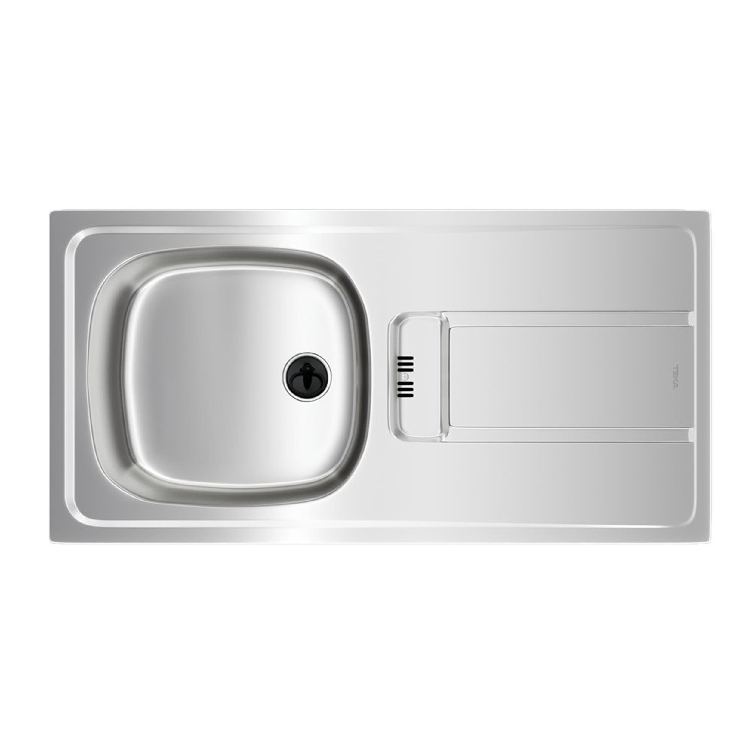 TEKA Gravity 45 Mikro Keten Dokulu Tek Gözlü Sağ Damlalıklı Eviye (TEKA.115120044)