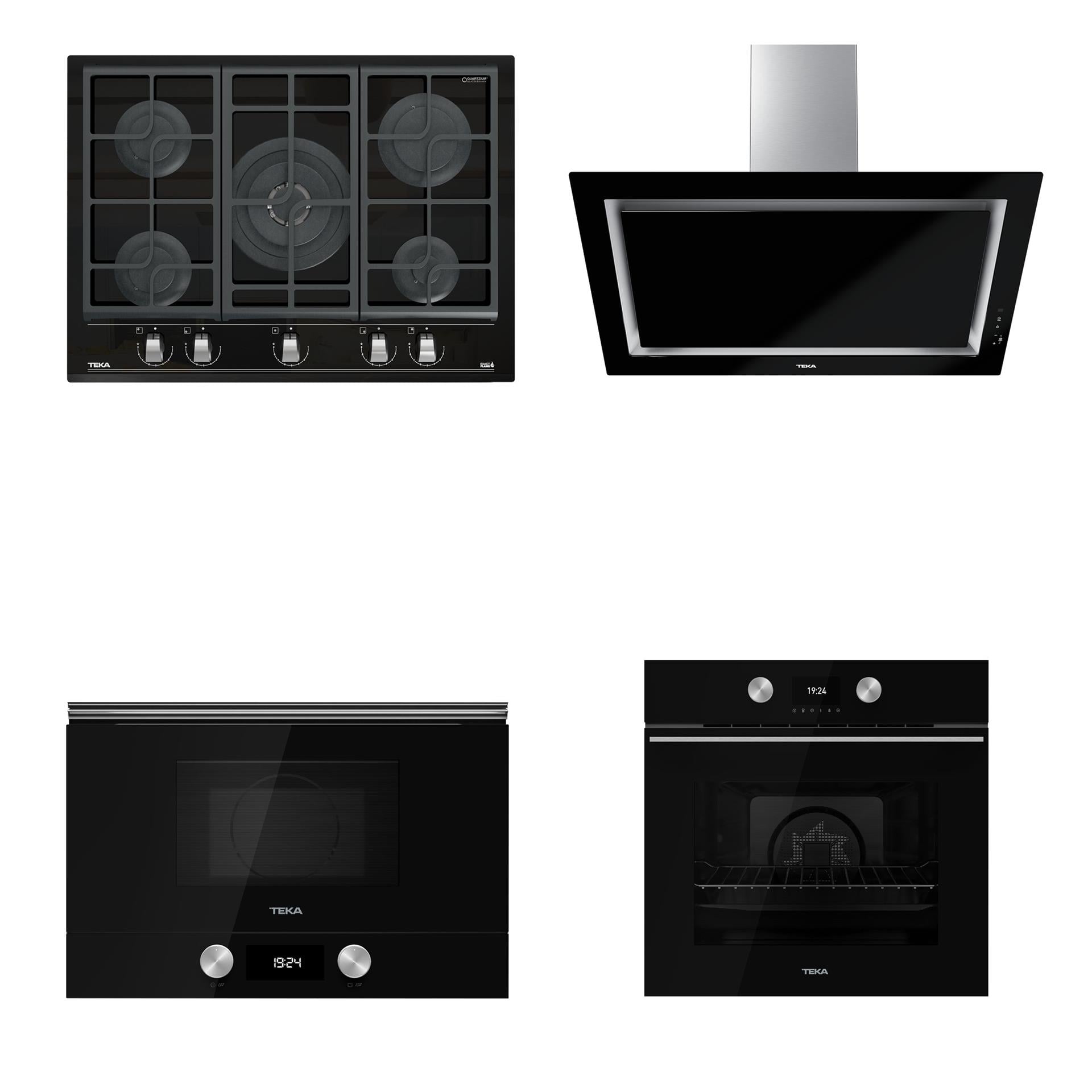 TEKA Siyah Urban Ankastre Set (4' Lü Set)