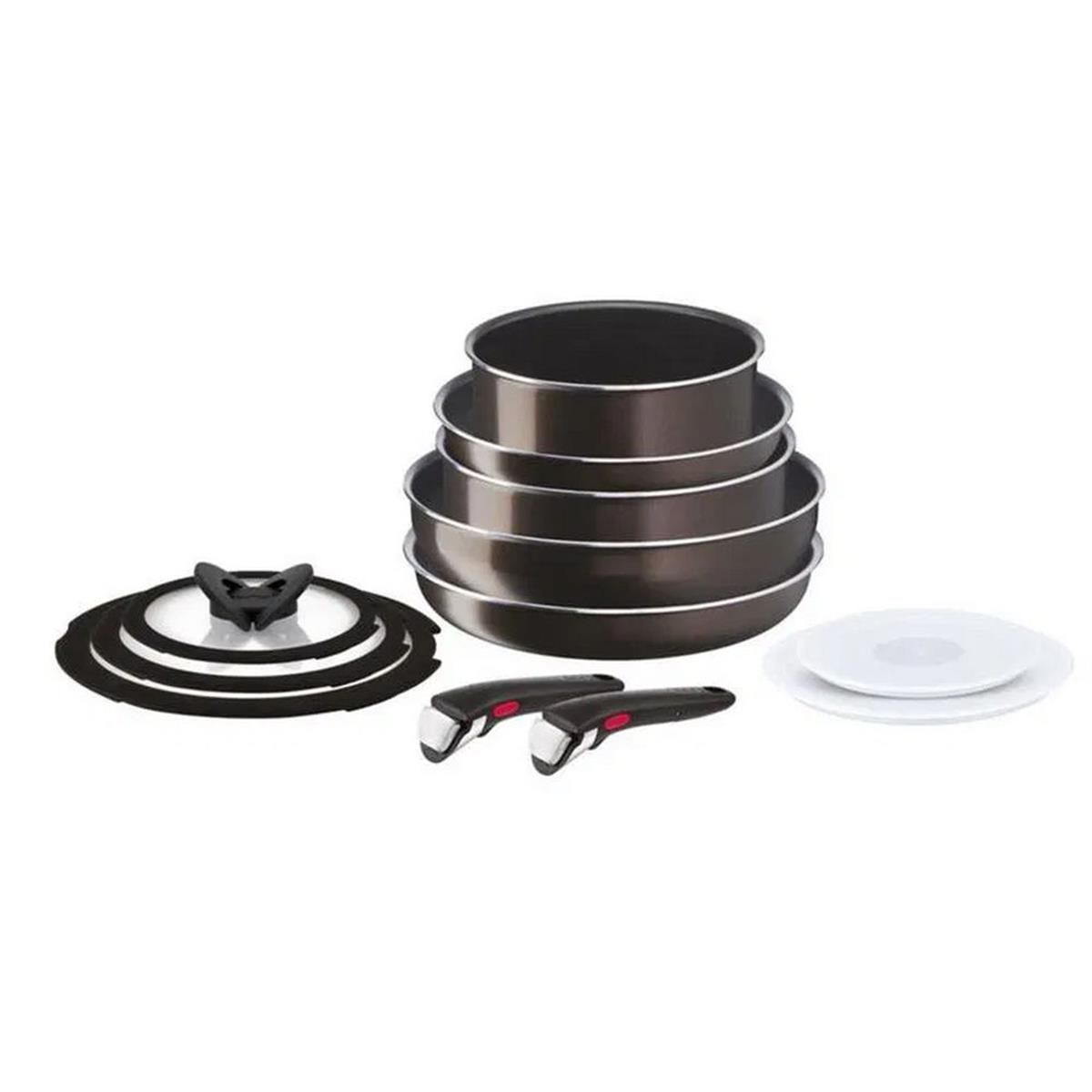 Tefal 12 Parça Büyük İngenio XL İntense Titanyum 2X Set + Multi Krep Tavası (TFL-2100129599)