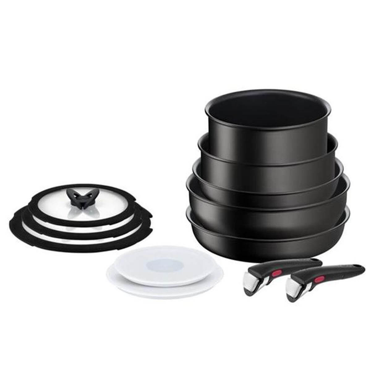 Tefal 12 Parça Büyük İngenio Exception Titanyum 6X Set + Multi Krep Tavası (TFL-2100129606)