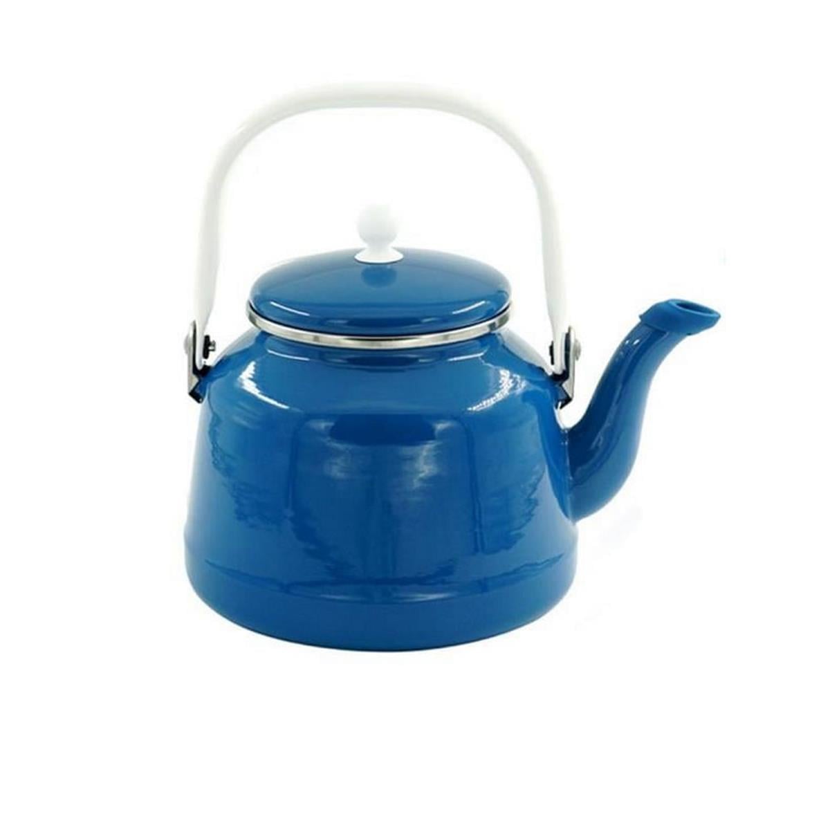 Orcamp Mavi 2,5 Litre Retro Emaye Kamp Çaydanlığı (TM.15.00.0062)