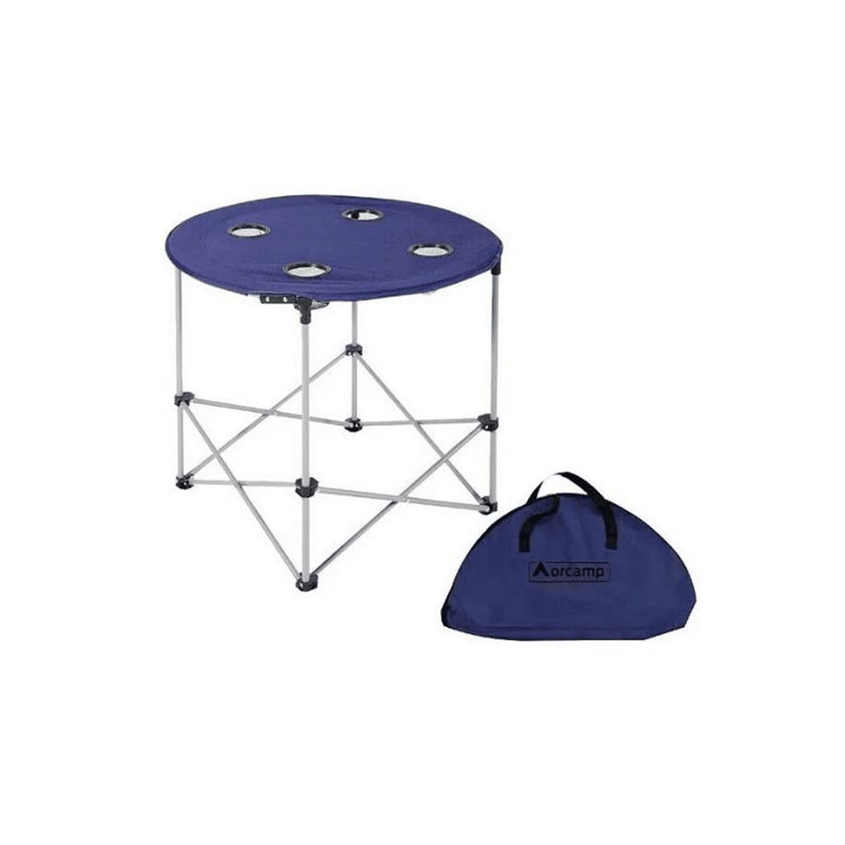 Orcamp Lacivert Kumaş Bardaklı Kamp Masası (TM.15.08.0064)