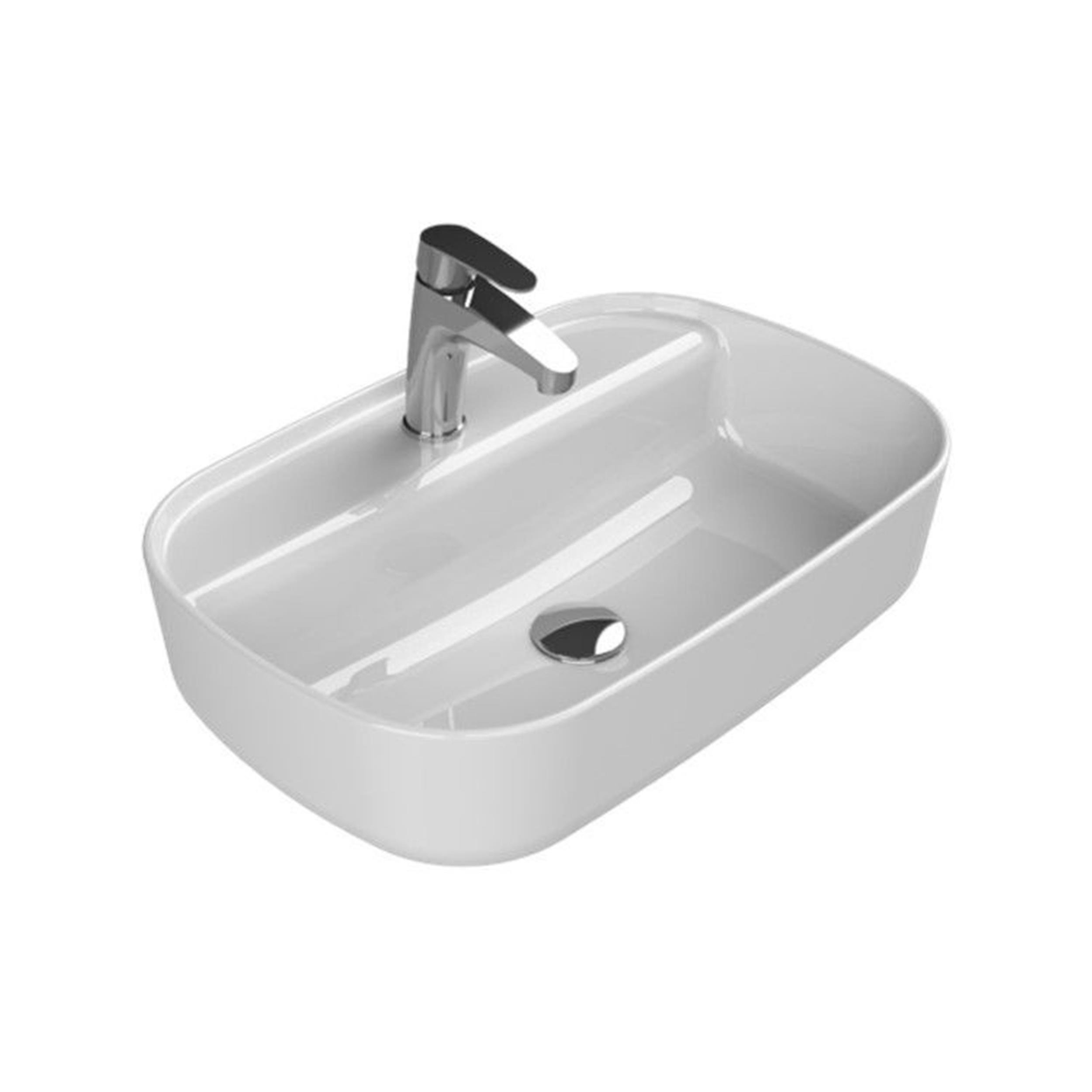 Cerastyle 60x40 cm Aqua Lavabo (TURKUAZ.077100-u)