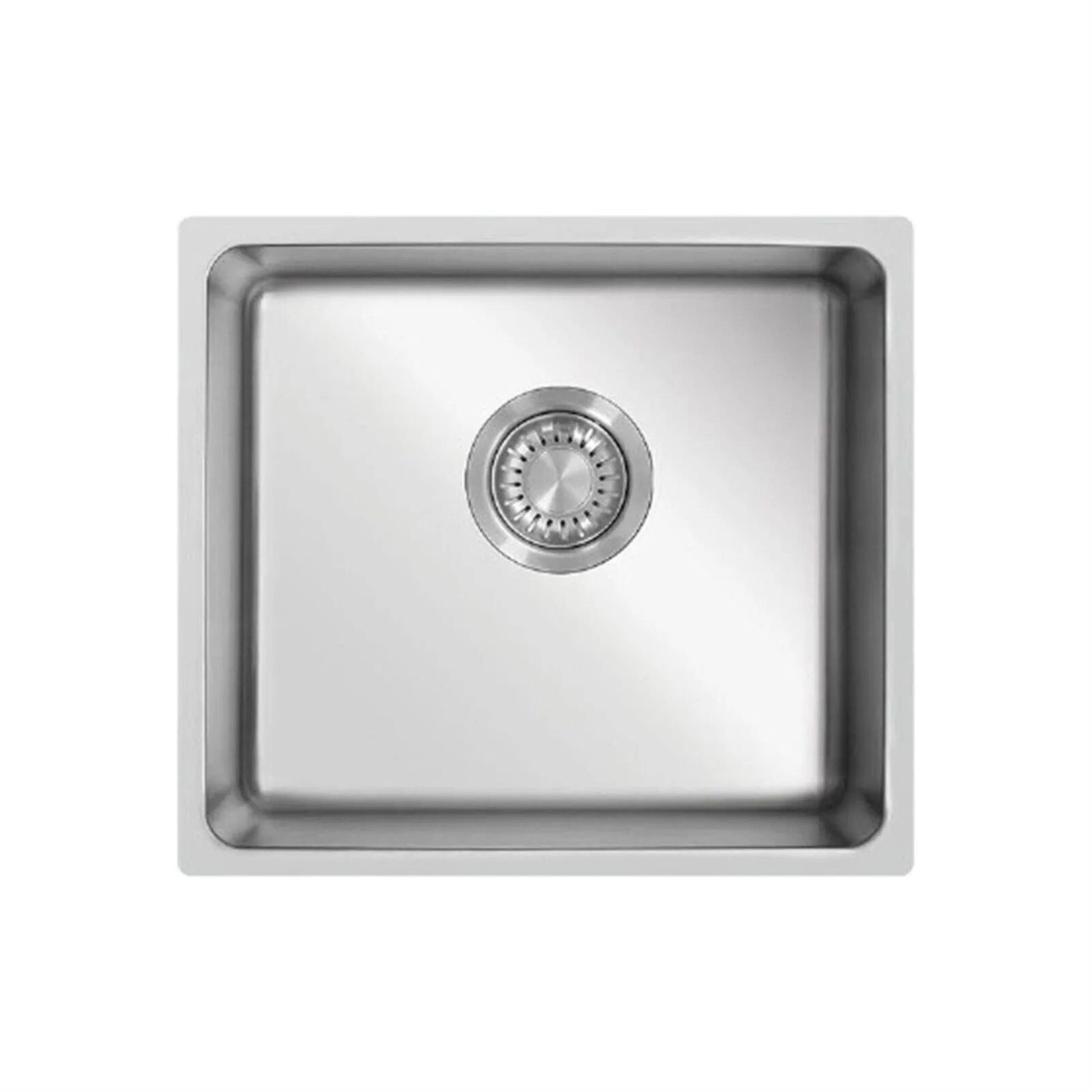 Ukinox Aynalı Polisajlı 45 cm Me Tek Gözlü Tezgah Altı Çelik Eviye (UKINOX.E614.ME451)