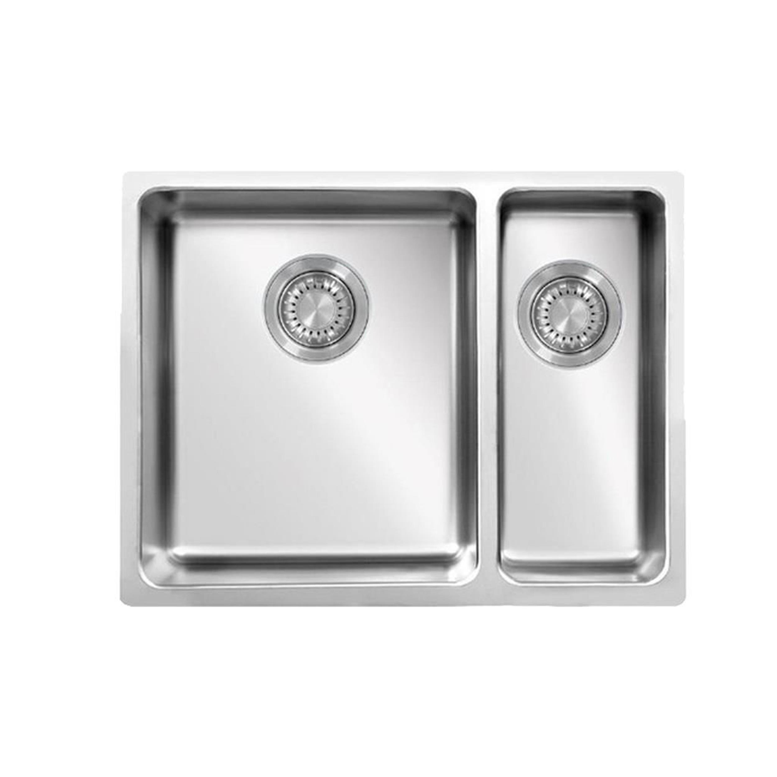 Ukinox Aynalı Polisajlı 34 cm Me 1,5 Gözlü Sağ Yönlü Tezgah Altı Çelik Eviye (UKINOX.E827.ME340.70)