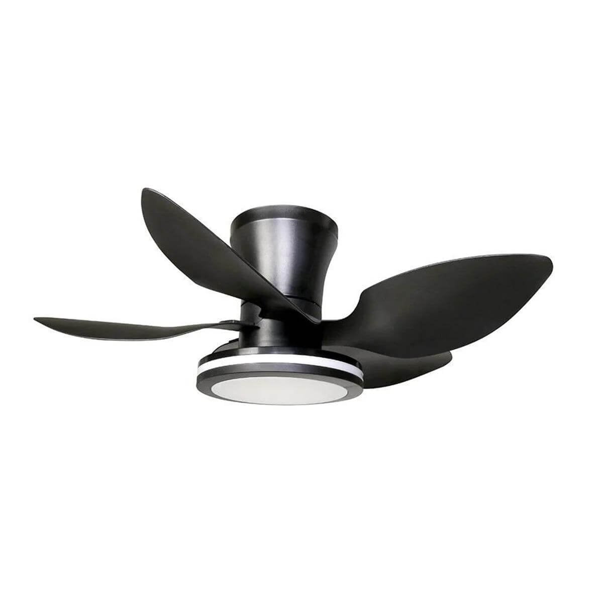 Vanti Siyah 30 Watt LED Dekoratif Plastik Tavan Vantilatörü (VANTİ.KCF303)