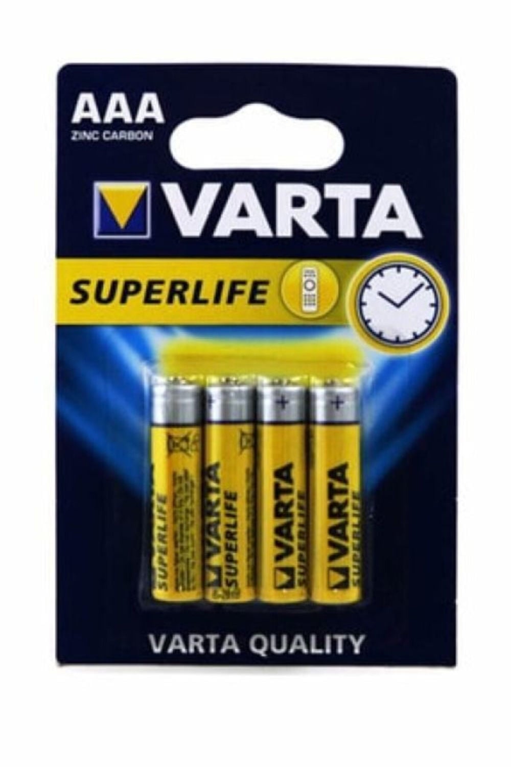 Varta 4' Lü Paket Süperlife Çinko/Karbon İnce Pil (VARTA.2003-4)