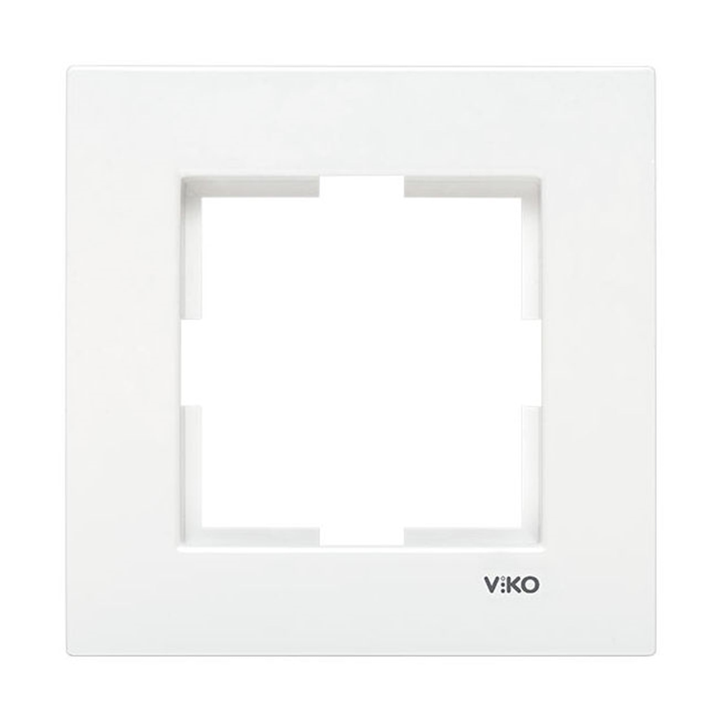 VİKO Beyaz Karre Tekli Çerçeve (VİKO.90960200)