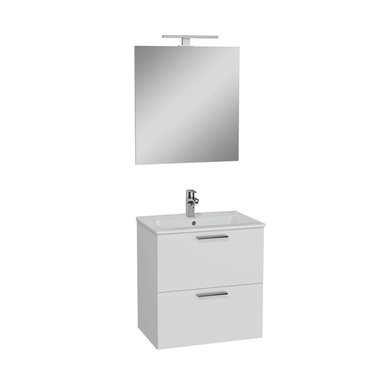 Vitra Parlak Beyaz 80 cm Mia Banyo Dolabı Takımı (VİTRA.75024)
