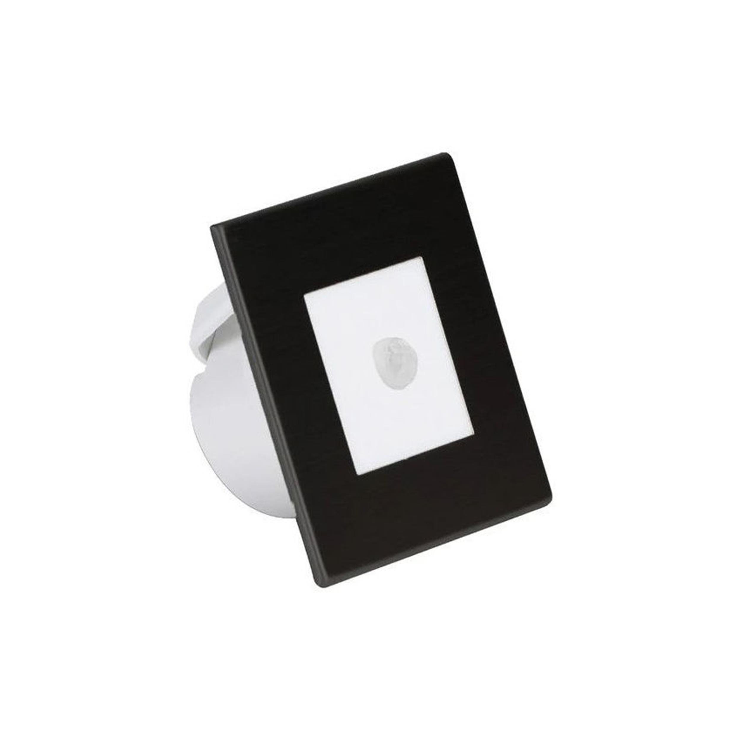 Venso Siyah Kasa 3 Watt 6500K Kare Sensörsüz Basamak Armatürü (VN4312)