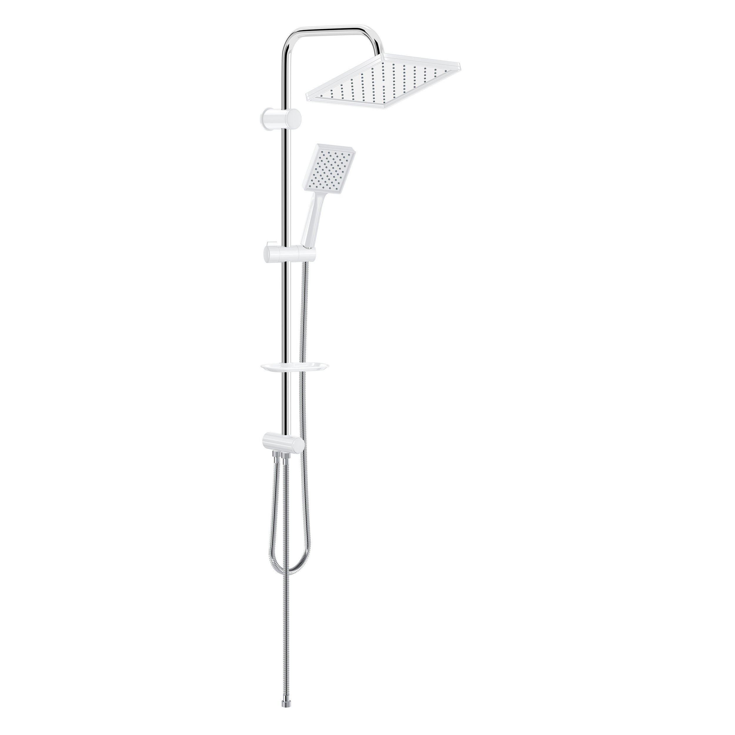 Valtemo Beyaz Queen Yağmur Duş Seti (VS-2206)