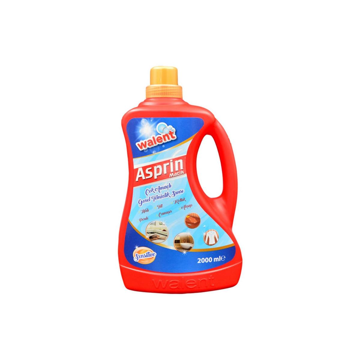 Walent 2000 Ml. Asprin Matik Sprey Sensitive Çok Amaçlı Genel Temizlik Sıvısı (WALENT.10304)