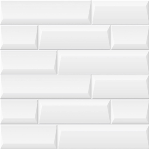EGE Seramik Parlak Beyaz 30x60 cm Chicago Duvar Seramiği (EGE.300X600CHG11)  | Afeks Yapı Market