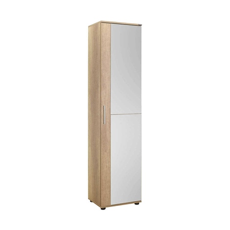 Adore Porto 10 Bölmeli Tek Kapılı Aynalı Ayakkabı Dolabı (SHC-510