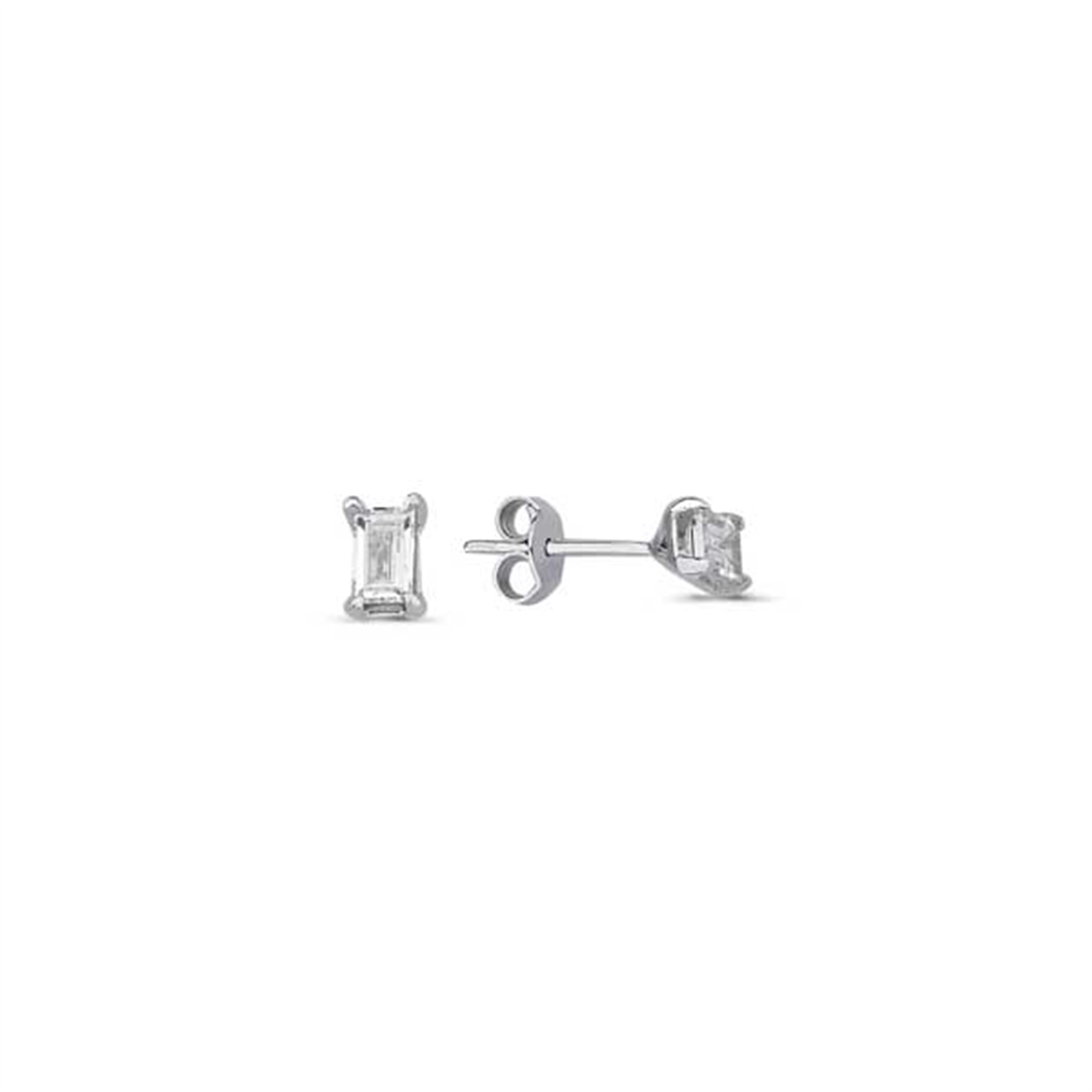 0.63 Karat Pırlanta Tektaş Küpe L050670