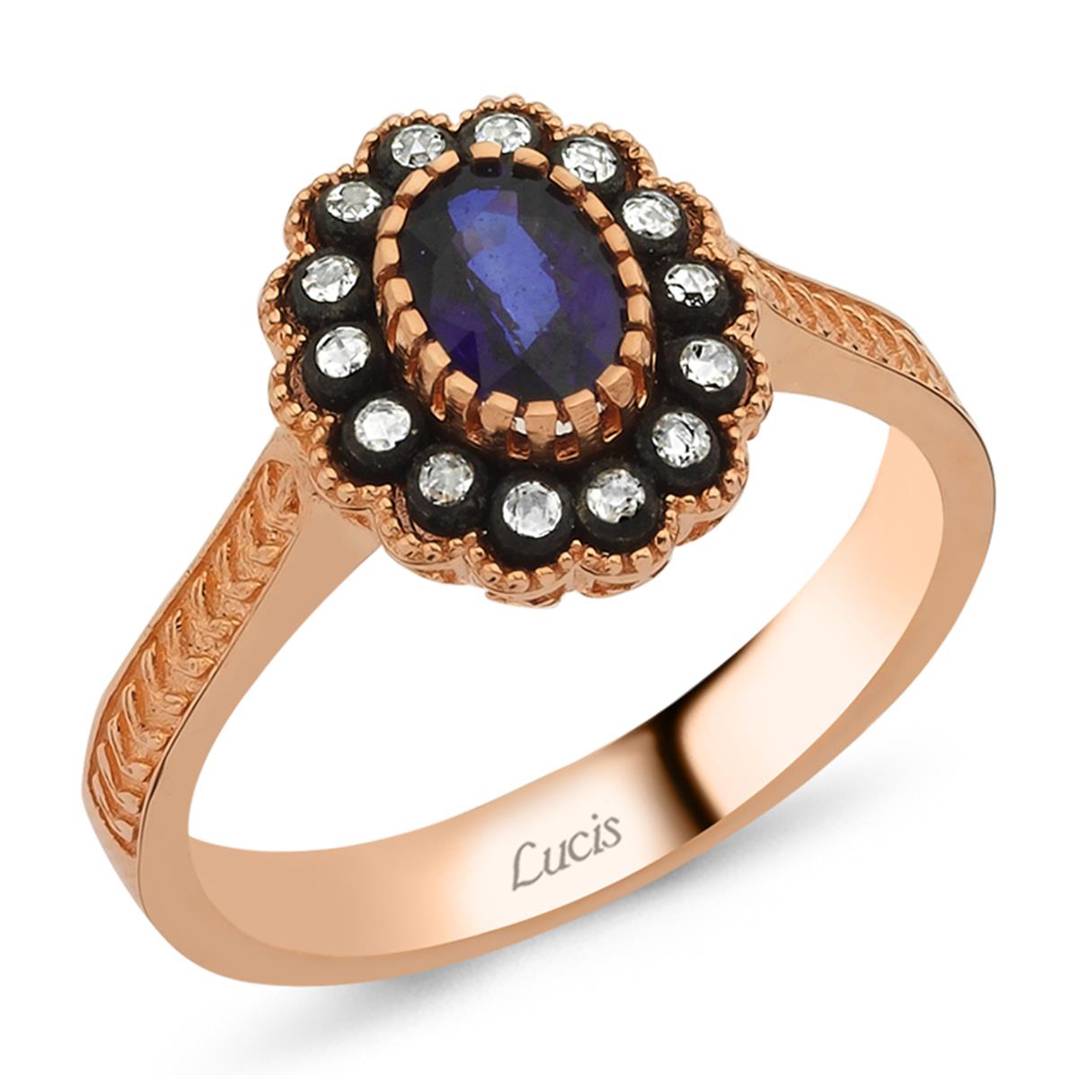 0.77 Karat Elmas Renkli Yüzük