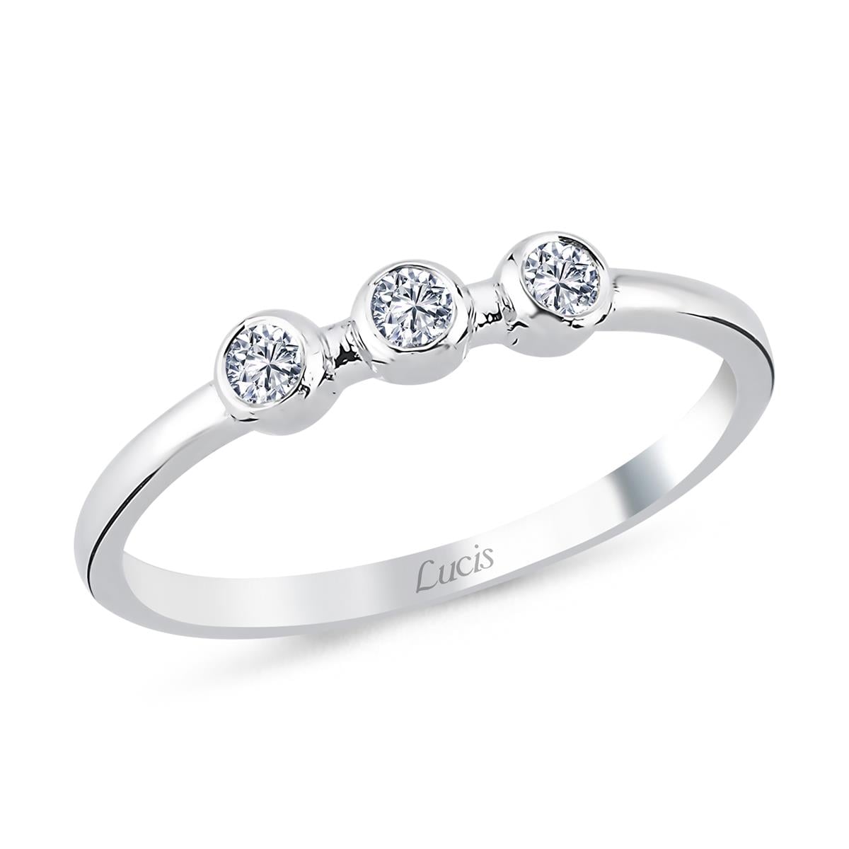 0.12 Karat Pırlanta Yarım Tur Yüzük L064395