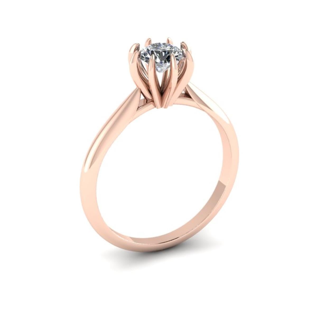 0.19 Karat Pırlanta Tektaş Yüzük V010488