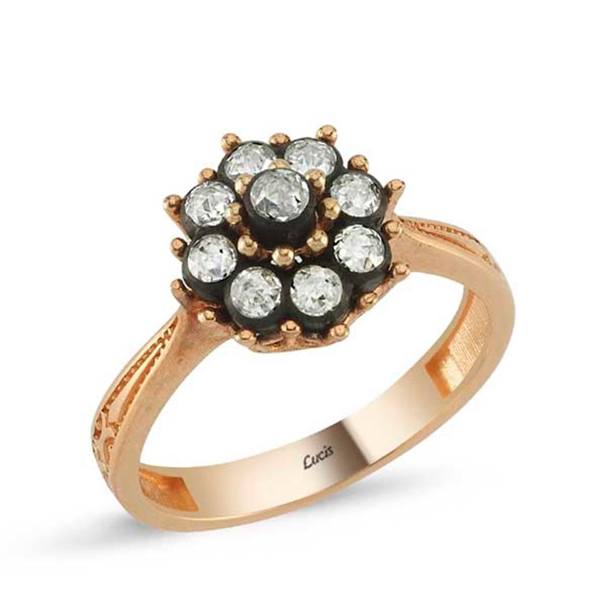 0.21 Karat Elmas Gül Yüzük L057743