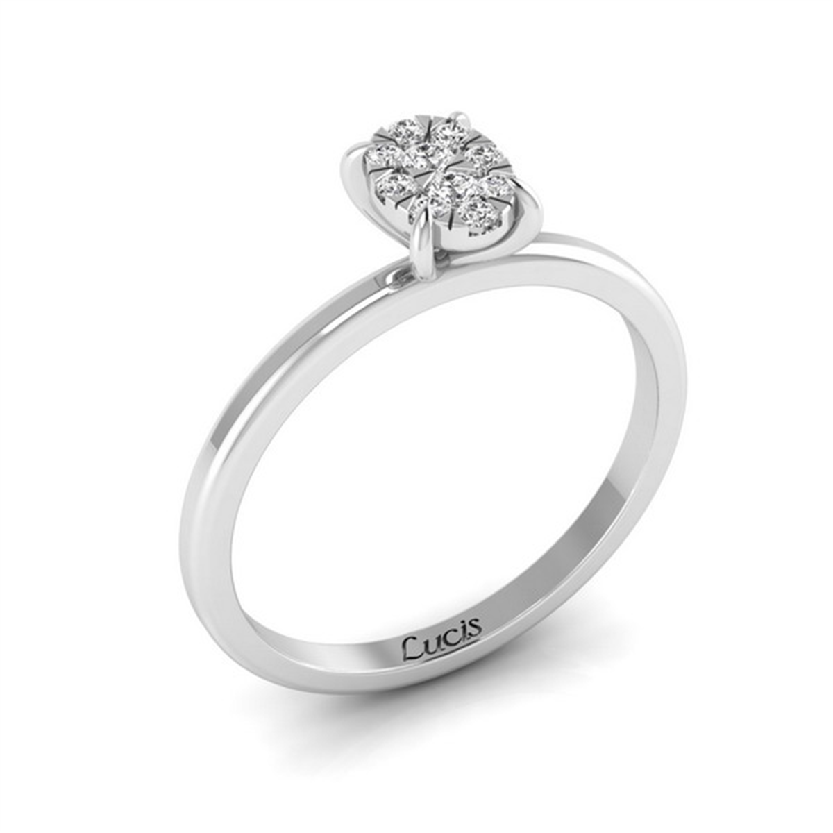 0.11 Karat Pırlanta Coronet Yüzük L065131