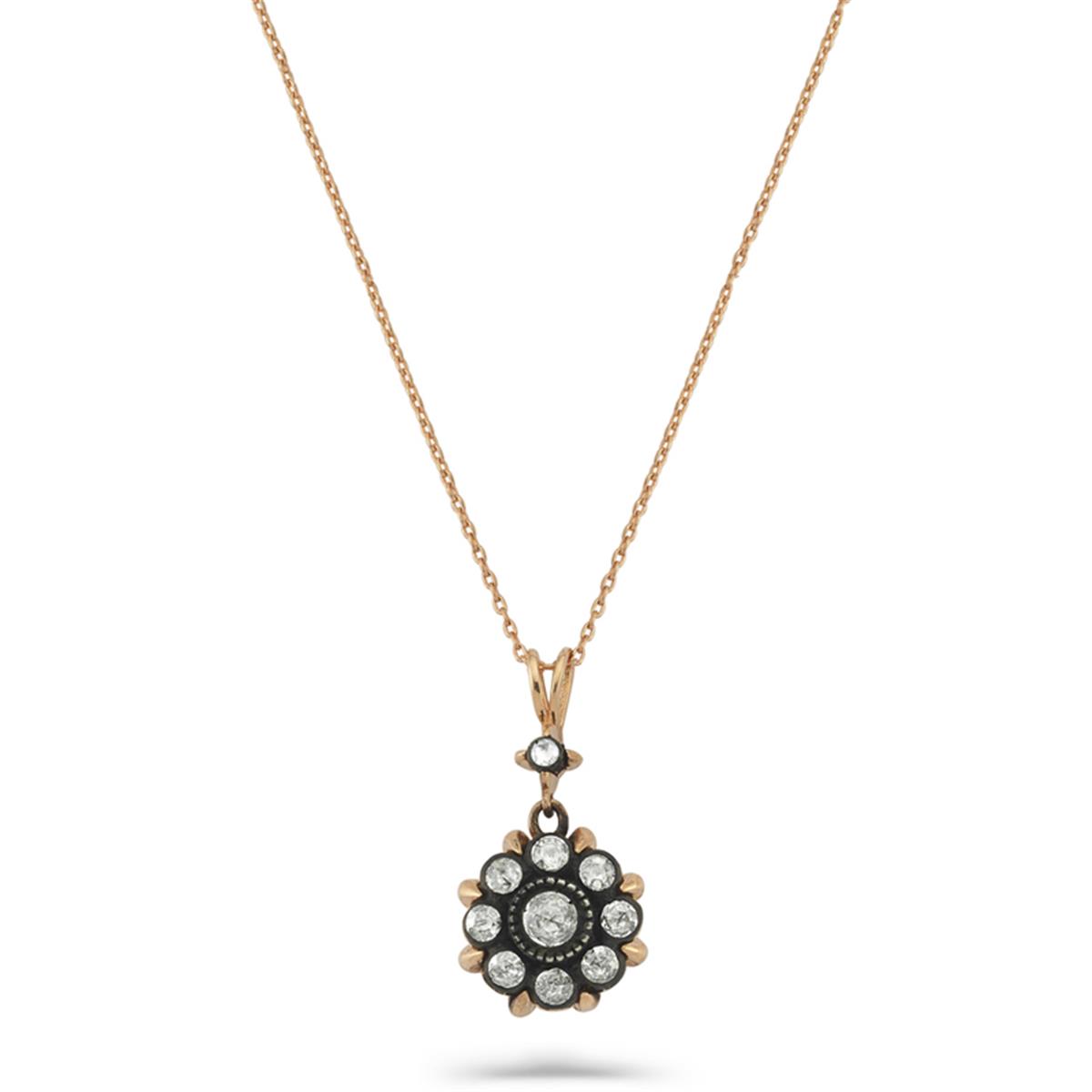 0.34 Karat Elmas Gül Kolye L048272