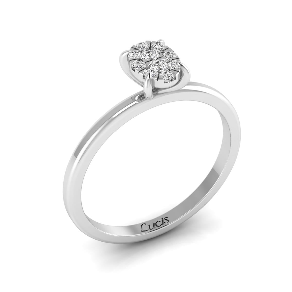 0.11 Karat Pırlanta Coronet Yüzük L065131