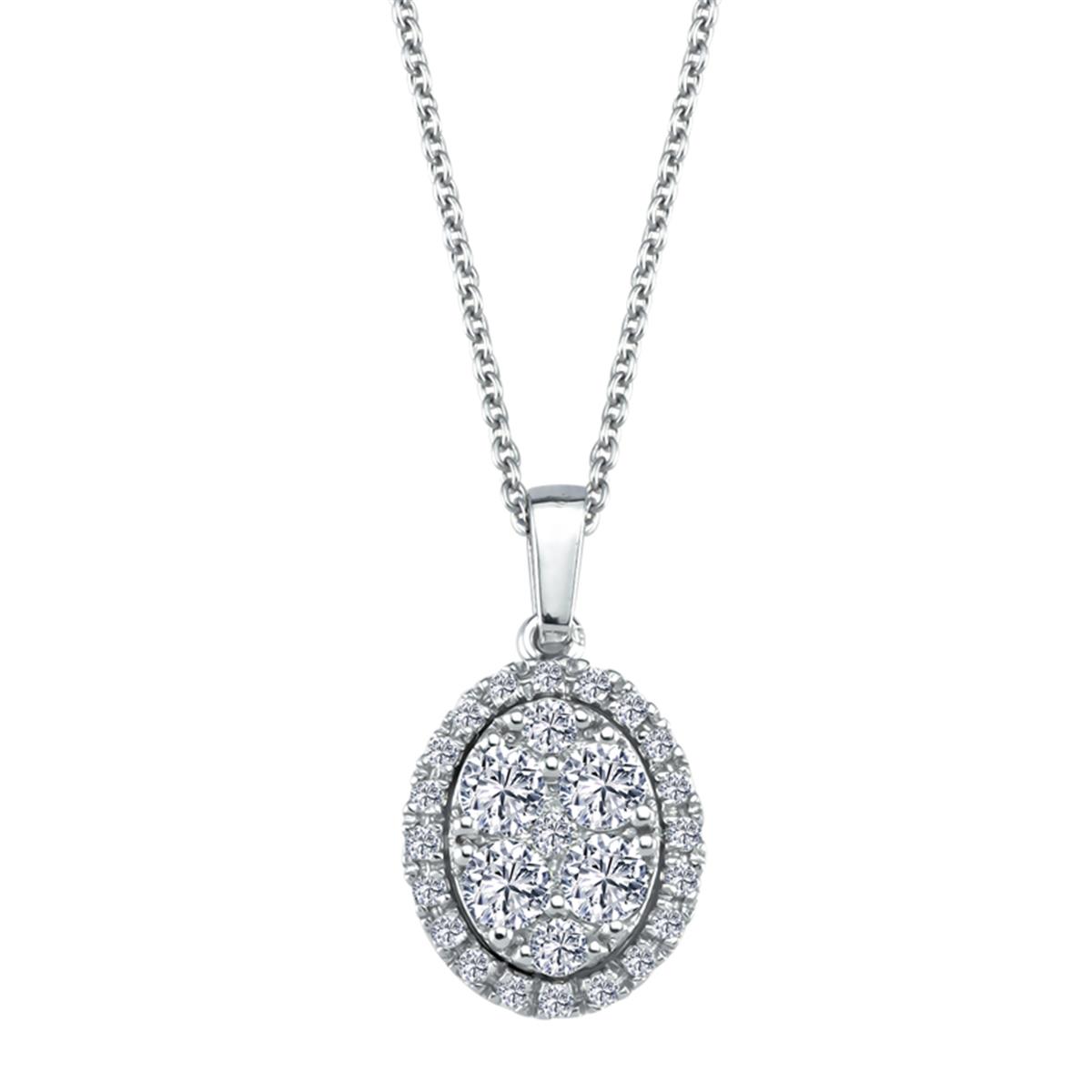 0.38 Karat Pırlanta Violet Kolye L063337