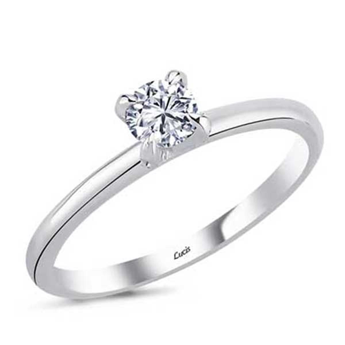 0.30 Karat Pırlanta Tektaş Yüzük V009687