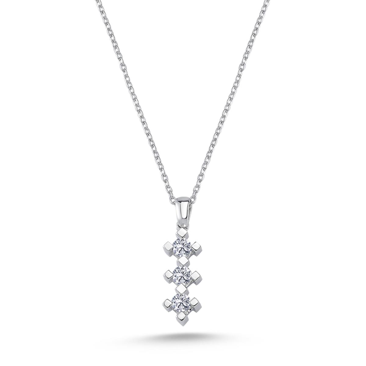 0.22 Karat Pırlanta Tria Kolye L059927