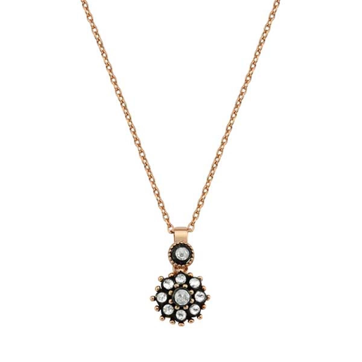 0.27 Karat Elmas Gül Kolye L050795