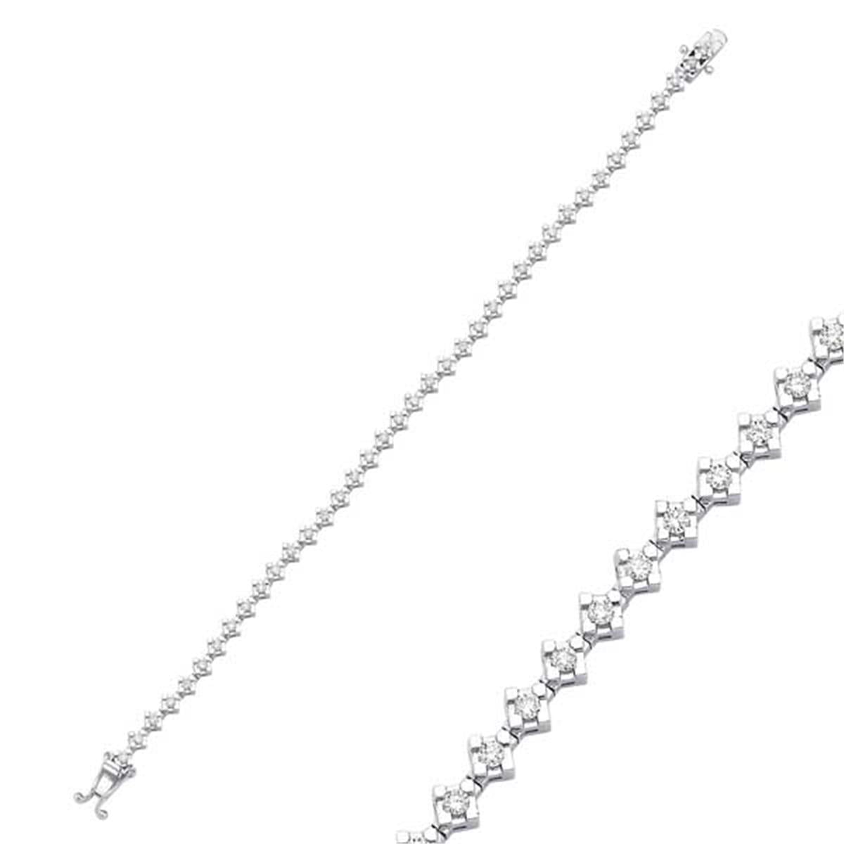 0.93 Karat Pırlanta Suyolu Bileklik L063075
