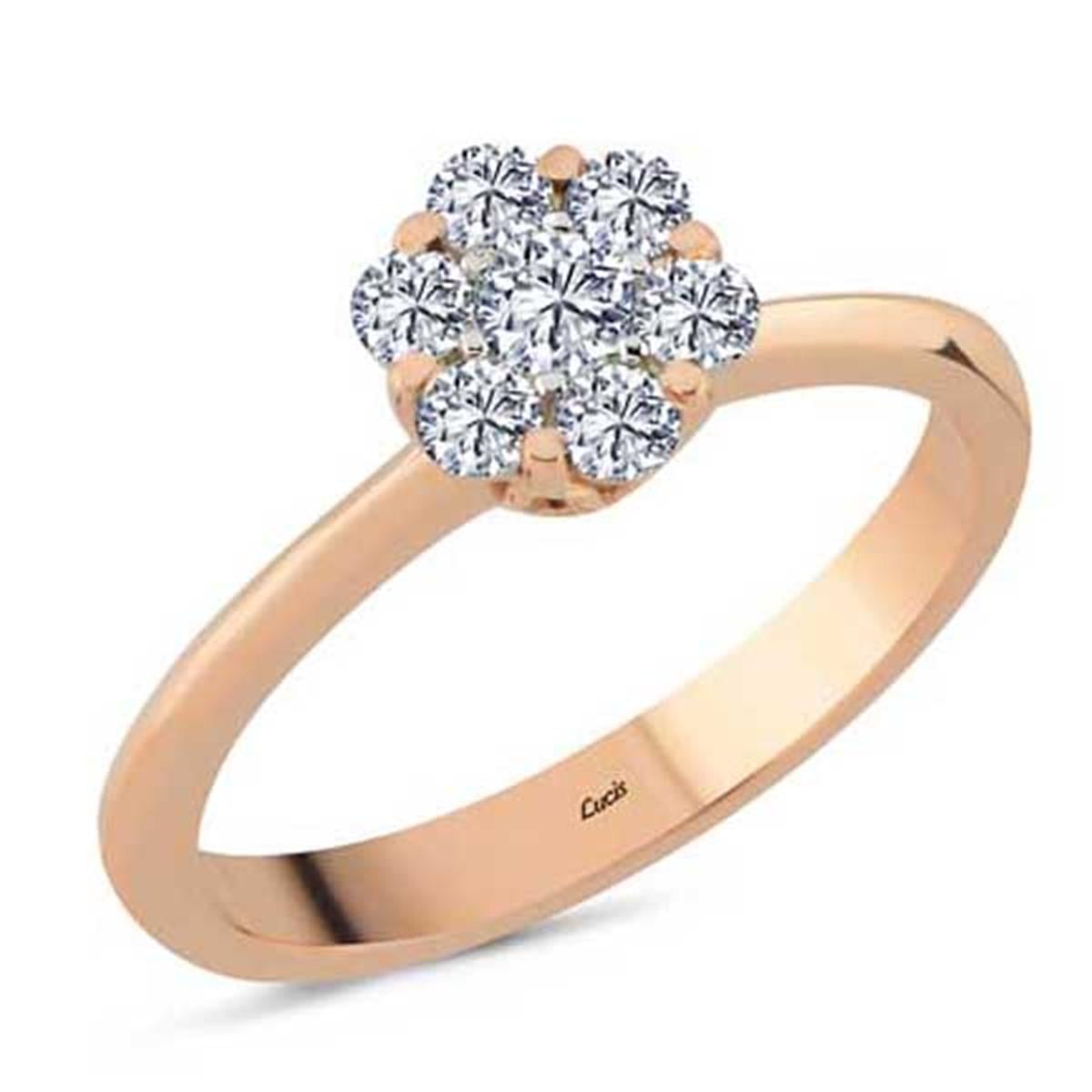 0.31 Karat Pırlanta Violet Yüzük L064618