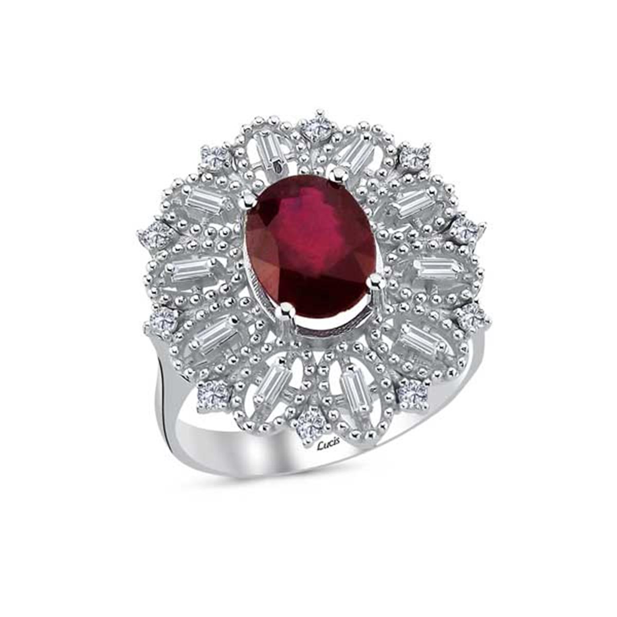 0.30 Karat Pırlanta Renkli Yüzük L064536