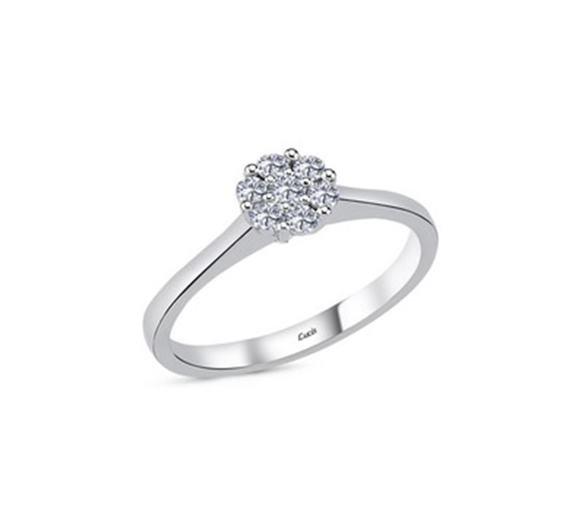 0.23 Karat Pırlanta Violet Yüzük L064635