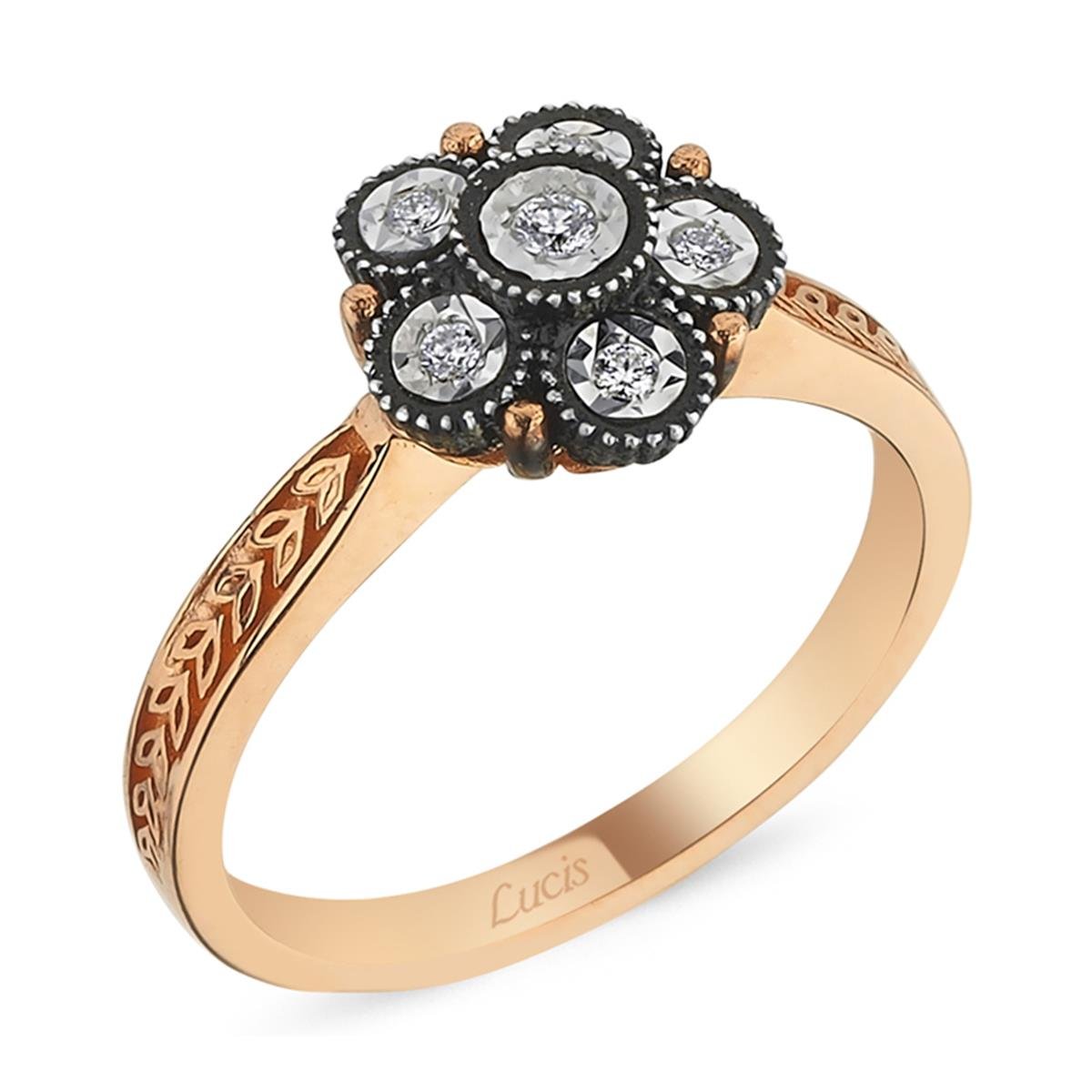 0.08 Karat Elmas Tasarım Yüzük