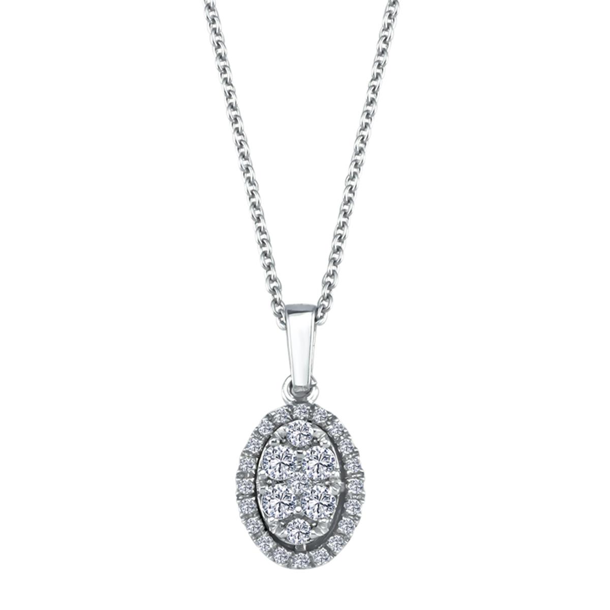 0.22 Karat Pırlanta Violet Kolye L063340