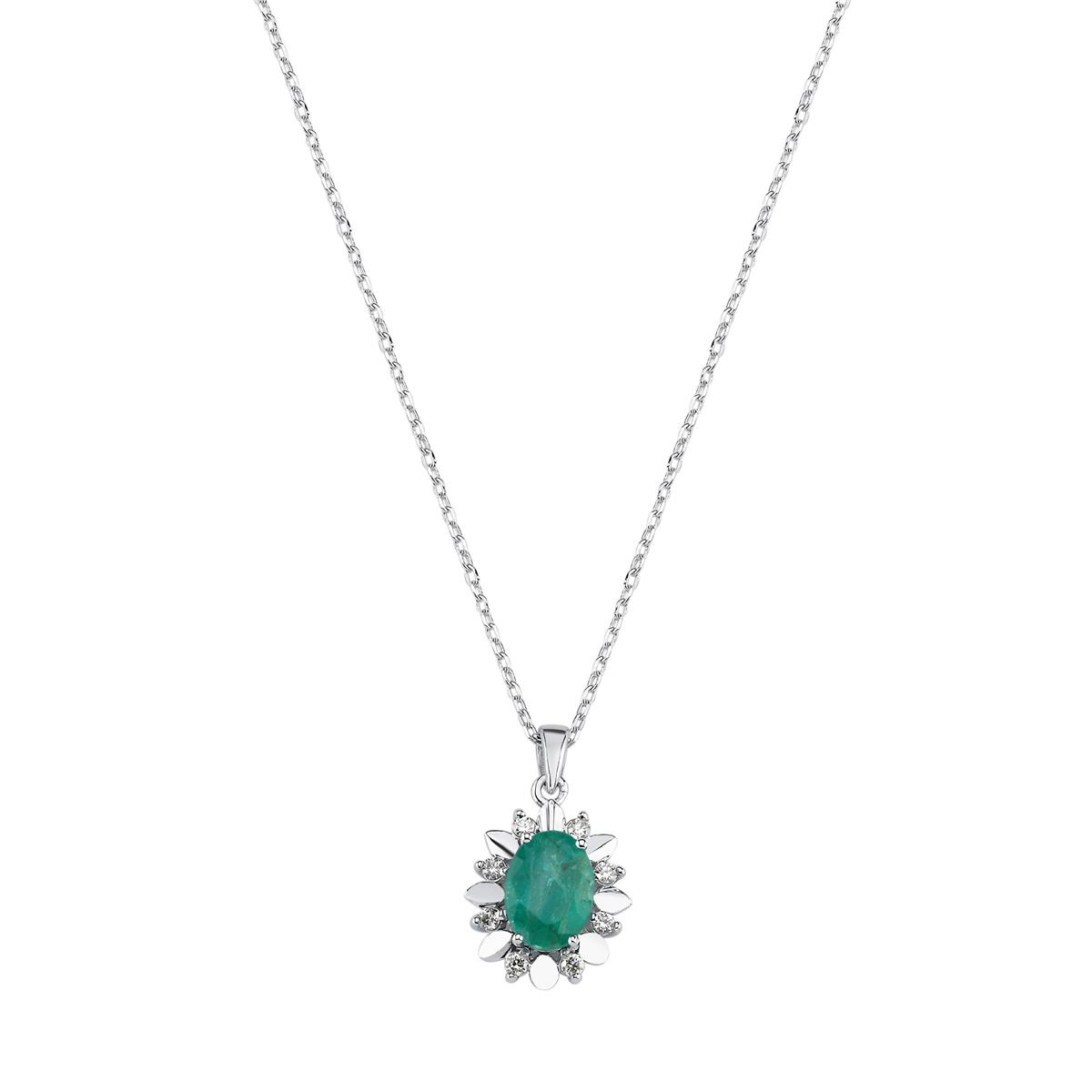 0.97 Karat Pırlanta Renkli Kolye L063853