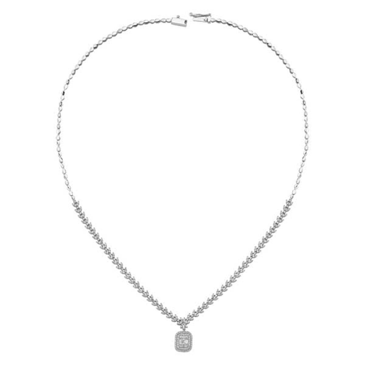 0.63 Karat Pırlanta Baget Gerdanlık L062955